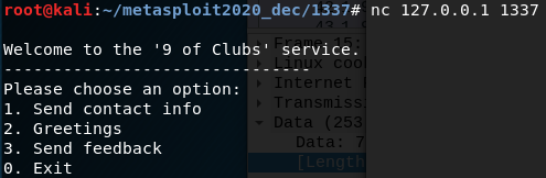 Metasploit Community CTF 2020 (Dec) Write-up: 9-of-clubs (port 1337)